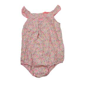 Sunuva Floral Baby Girls Romper, 18/24m
